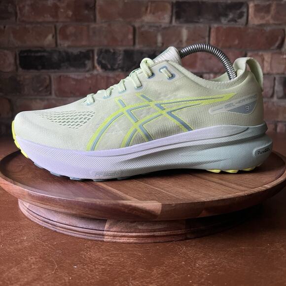 ASICS Gel-Kayano 30 Women's 9. 5 Wide Yellow Green Road Running Shoes Sneakers - Picture 1 of 16